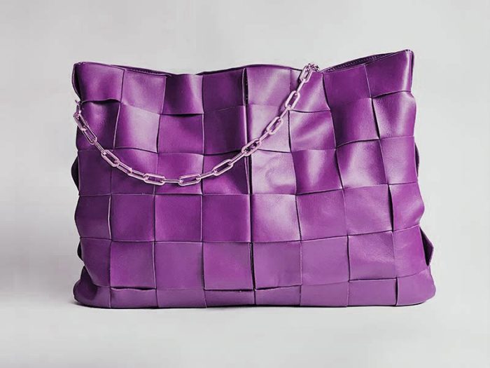 Vegan Accessories Leather Bag Purple